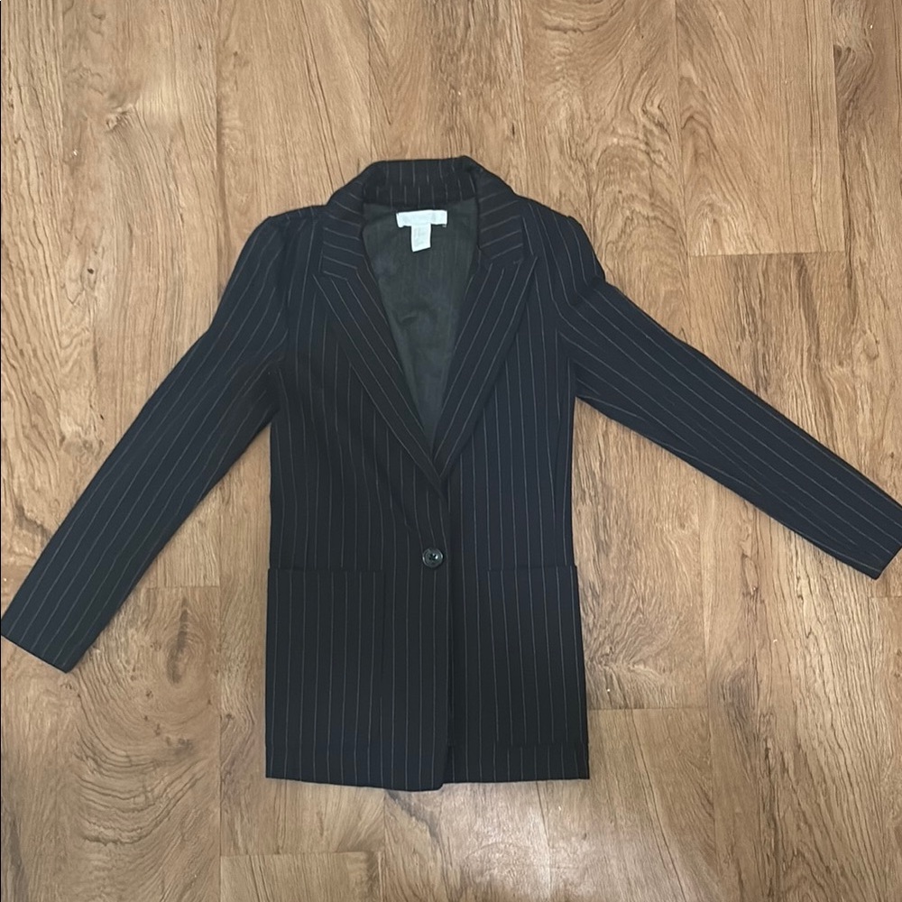 H&M Black Blazer Professional Suit Jacket